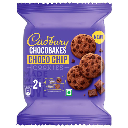 Cadbury Chocobakes ChocoChip Cookies 167 gram, Chocolate