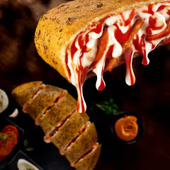 Fiery Pepperoni Garlic Bread