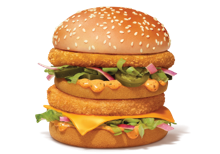 Veg Maharaja Mac Burger