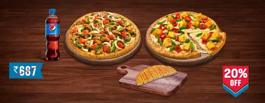 Meal for 2: Farmhouse and Peppy Paneer