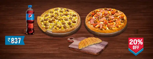 Meal for 2: Chicken dominator and chicken golden delight