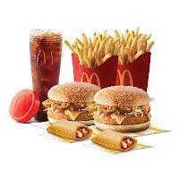 2 McAloo Tikki Burger + 2 Corn & Cheese Burger + 2 Fries (M)