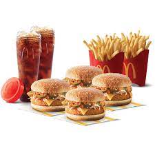 4 Corn & Cheese Burger + 2 Fries (M)