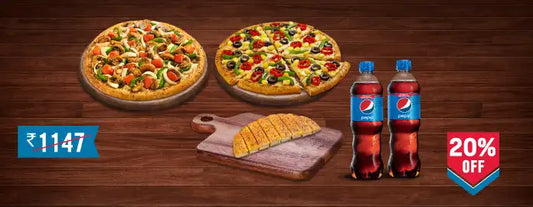 Meal for 4: Farmhouse and Veg paradise