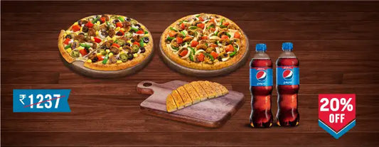 Meal for 4: Feast veg Extravanganza and Farmhouse