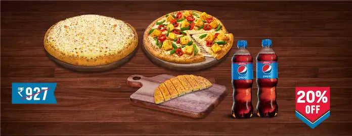 Meal for 4: Margherita and Peppy Paneer