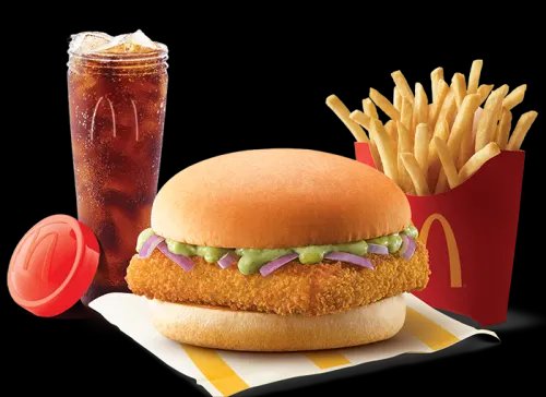 McSaver Chicken Kebab Burger Meal