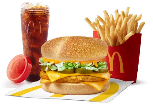 McSaver Triple Cheese Chicken Burger Meal