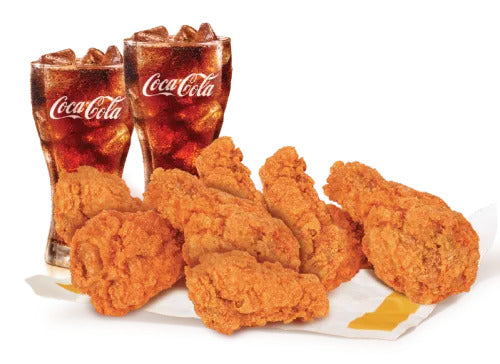 McSpicy Chicken Wings - 8 pc + 2 Coke
