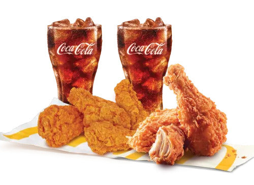 McSpicy Fried Chicken 2 Pc + McSpicy Chicken Wings - 4 pc + 2 Coke