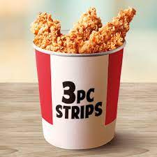 Boneless Chicken strips -3pcTender, juicy, signature boneless chicken strips