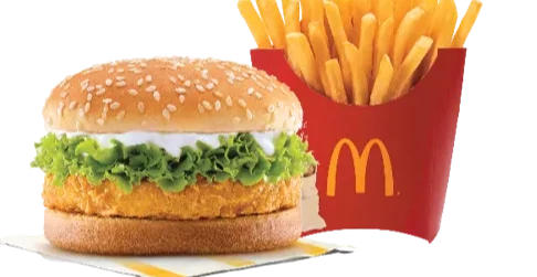 McChicken Burger + Fries (R)