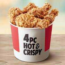 Hot and crispy chicken -4pc