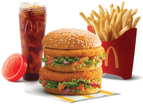 McSaver Veg Maharaja Mac Meal
