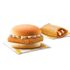 McAloo Tikki Burger + Veg Pizza McPuff