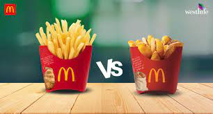Masala Wedges (M) + Fries (M)