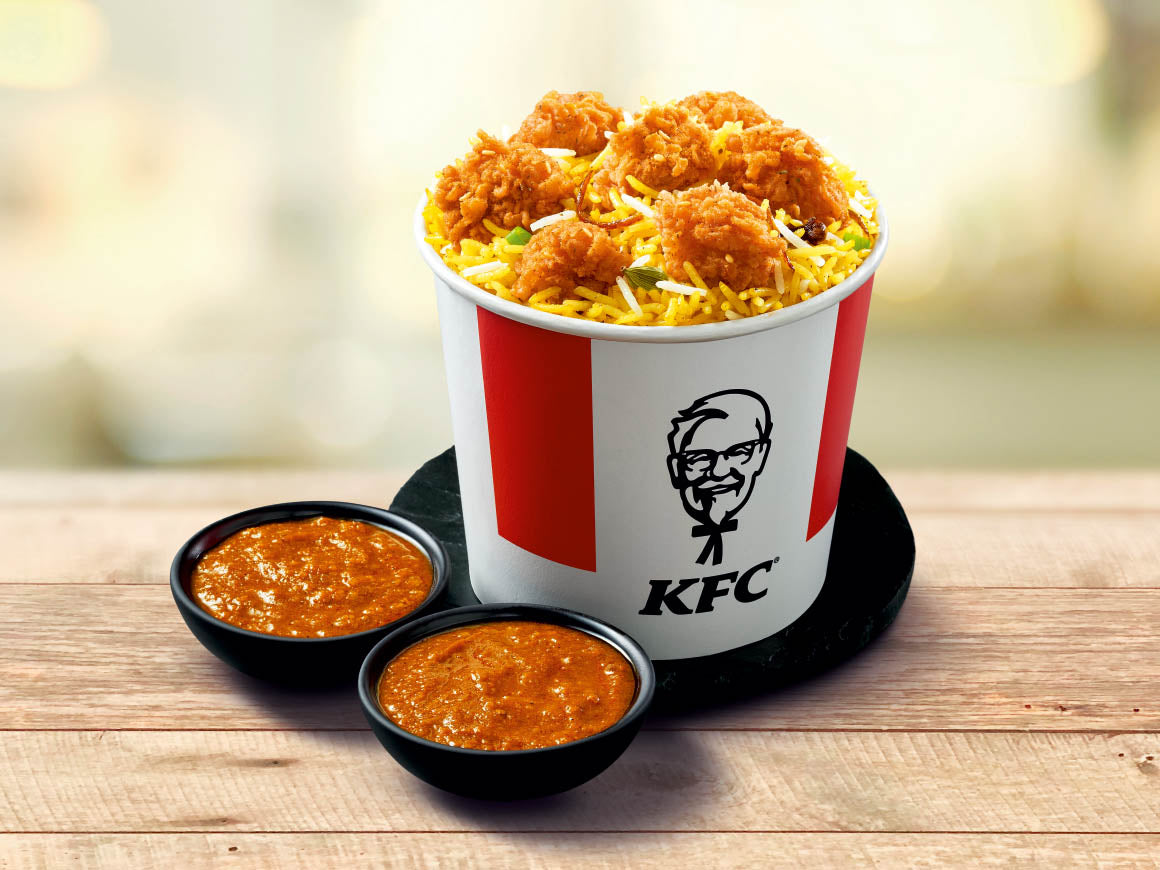 Popcorn Chicken Biryani Bucket Large