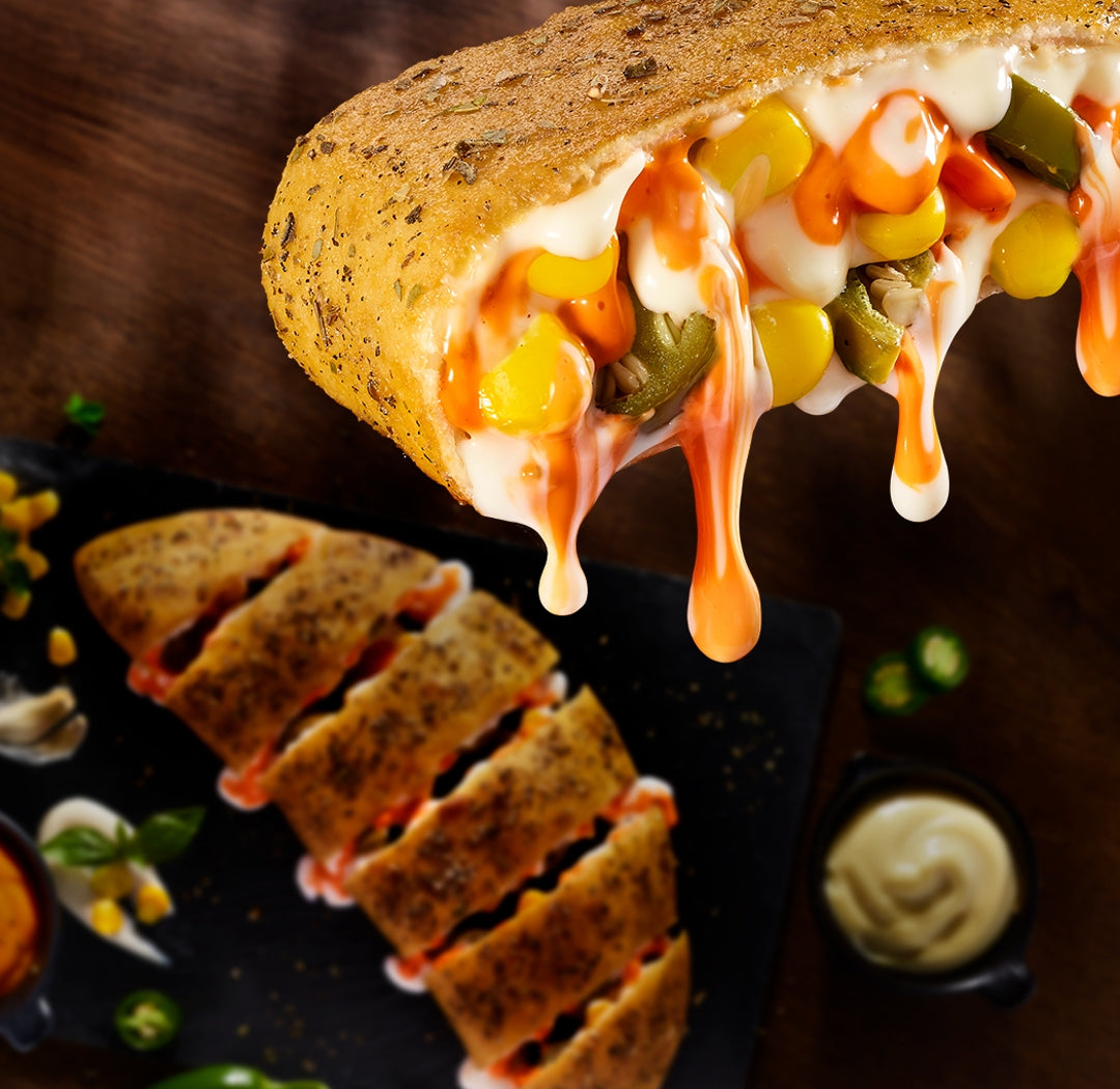 Makhani Corn & Jalapeno Garlic Bread