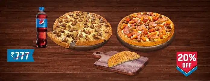 Meal for 2: Pepper bbq chicken and chicken dominator