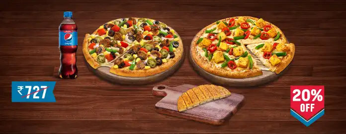 Meal for 2: Veg Extravaganza and Peppy paneer