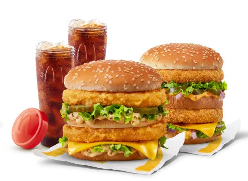 Chicken Big Mac + Veg Maharaja Mac