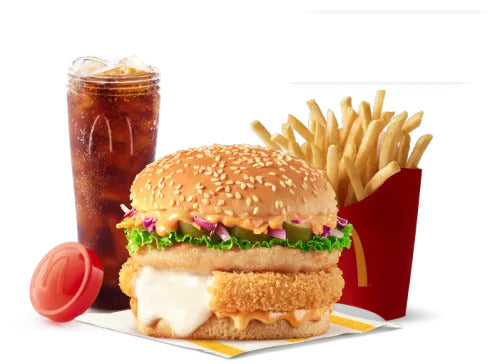 McSaver McCheese Burger Chicken Meal