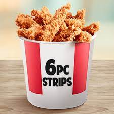 Boneless Chicken strips -6pc