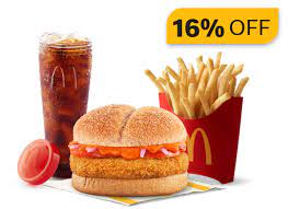 McSaver McAloo Tikki Burger Meal