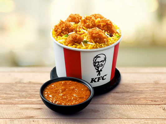 Popcorn Chicken Biryani Bucket